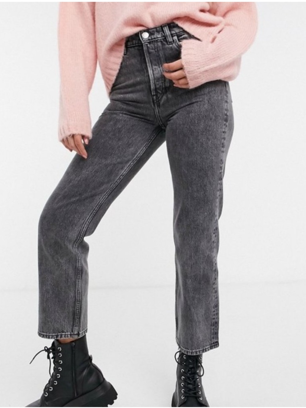 & Other Stories Jeans Slim 27 Crop Straight Leg